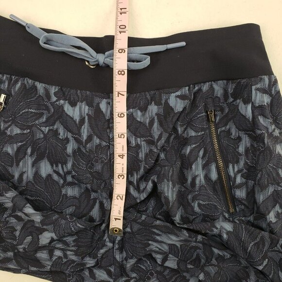 Athleta Trekkie North Printed Jogger Womens 4 Blue Floral Drawstring Casual Pant - Picture 11 of 12